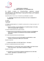 Compte Rendu Sommaire CM du 16/12/21